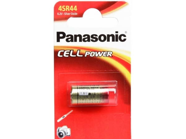 Panasonic 1 4 SR 44 - Batteri - 160 mAh - Batteri - 160 mAh ( 4SR44L/1BP )