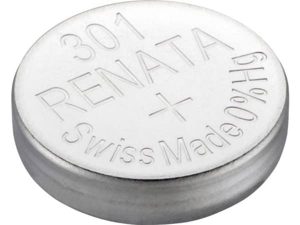 Renata Knapcellebatteri 301 1.55 V 1 stk 130 mAh Sølvoxid SR43
