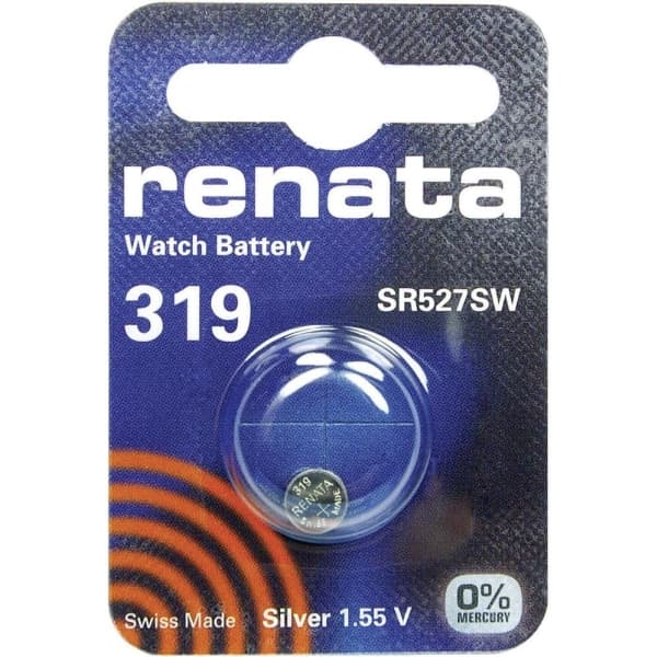 Renata Knapcellebatteri 319 1.55 V 1 stk 21 mAh Sølvoxid SR64