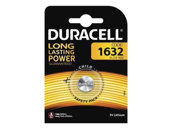 Duracell 1632 Engangsbatteri CR1632 Lithium