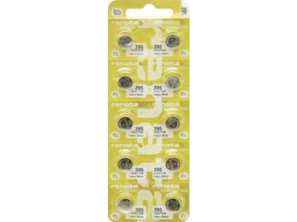 Renata Knapcellebatteri 395 1.55 V 10 stk 55 mAh Sølvoxid 395.MP-E