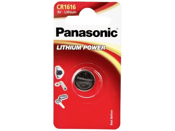 Panasonic CR1616L/1BP - Batteri CR1616 - Li - 55 mAh