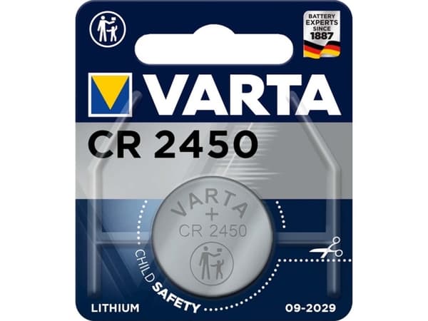 Varta Electronics - Paristot CR2450 Li 560 mAh