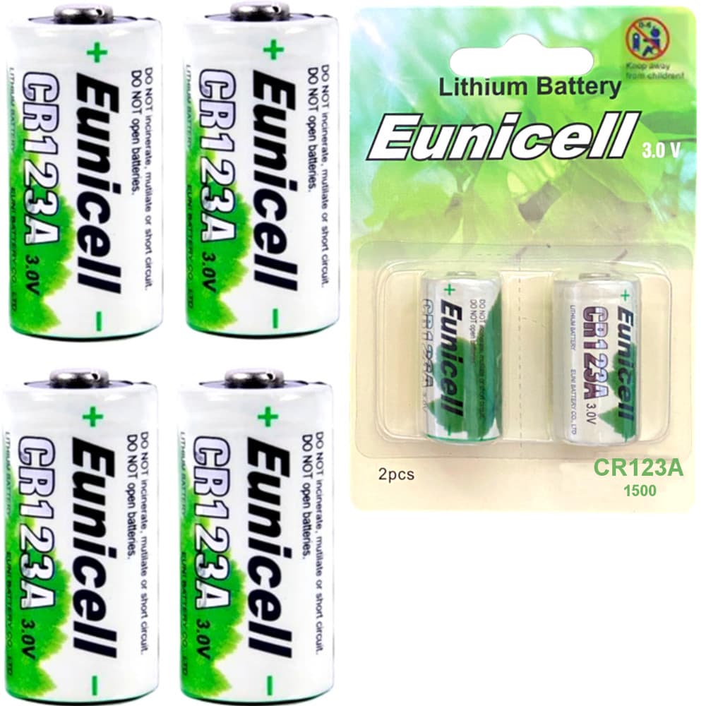 CR123A 4P 1500mAh Litium 3V EC