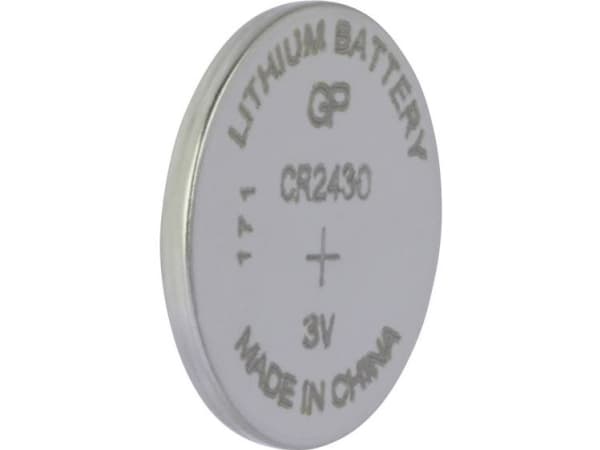 GP Batteries Lithium Cell Lithium CR2430 - 1, Kertakäyttöinen akku, Litium, 3 V, 1 kpl, Ruostumaton teräs, 3 mm
