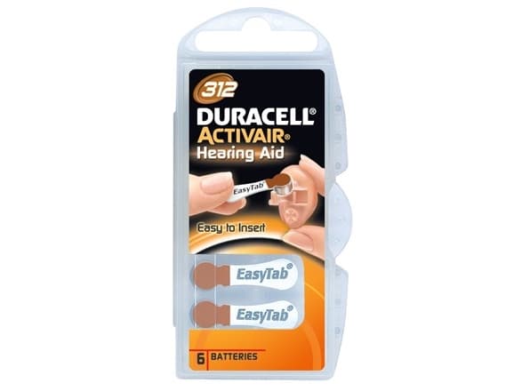 Duracell ActivAir Hearing Aid - - alkalisk mangan