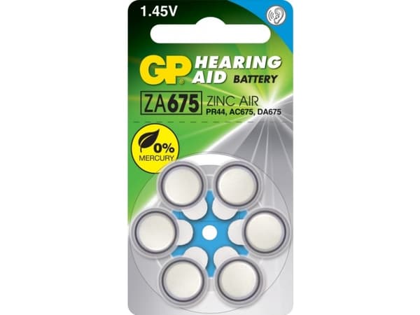 GP Batteries 4423, Engangsbatteri, Zink-luft, 1,4 V, 6 stykker