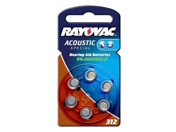 Varta 04607945416, Single-use battery, PR41, Zink-luft, 1,4 V, 6 stykker, Rustfritt stål