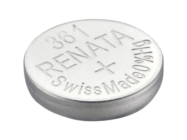 Renata Knapcellebatteri 361 1.55 V 1 stk 24 mAh Sølvoxid SR58