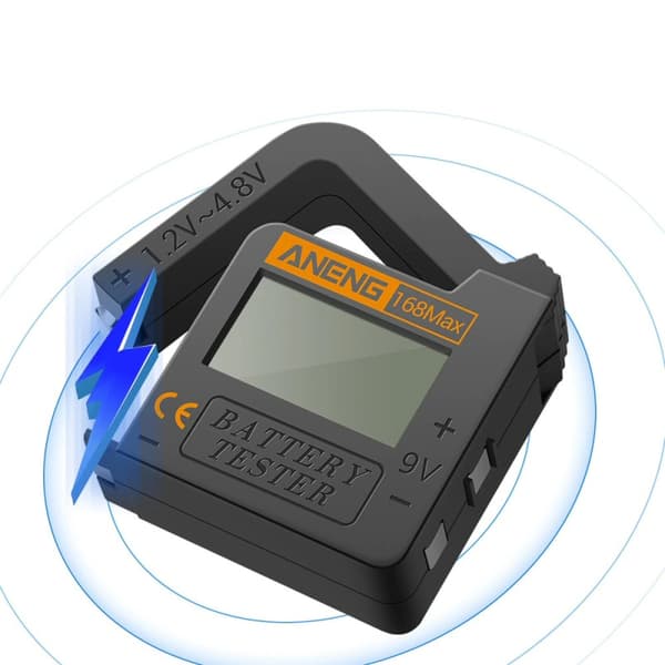 Digital Batterimätare Testare- Provare 1.2V-9V 168MAX
