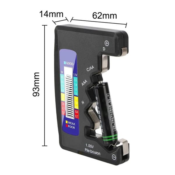 Digital Batterimätare Testare- Provare 1.5-9Volt BT-886