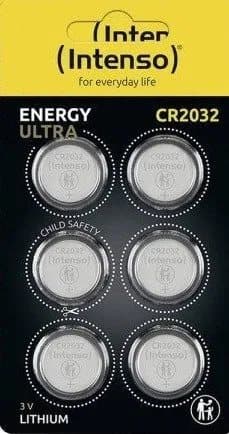 Intenso Knapcellebatteri CR 2032 3 V 6 st 220 mAh Lithium 7502436MP