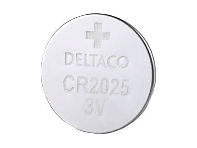 DELTACO Ultimate - Batteri 10 x CR2025 - Li (en pakke 10)