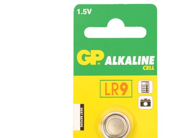 GP Batteries Alkaline Cell GPPX625AF, Engangsbatteri, LR9, SR43, Alkalinsk, 1,5 V, 1 stykker, Rustfritt stål