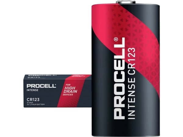 PROCELL Procell Intense CR-123A Fotobatteri Lithium 920 mAh 3 V 10 stk