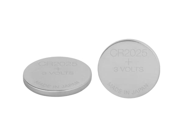 GP Batteries Lithium Cell CR2025, Engangsbatteri, CR2025, Lithium, 3 V, 2 stykker, Rustfritt stål