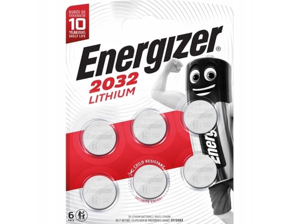 Energizer Knopfzelle 2032 E303945700 Lithium 4+2St. (E303945700)