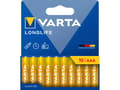 Pikkukuva 1 / 4: Varta 4103101761, Engangsbatteri, AAA, Alkaline, 1,5 V, 10 stk, 10 År
