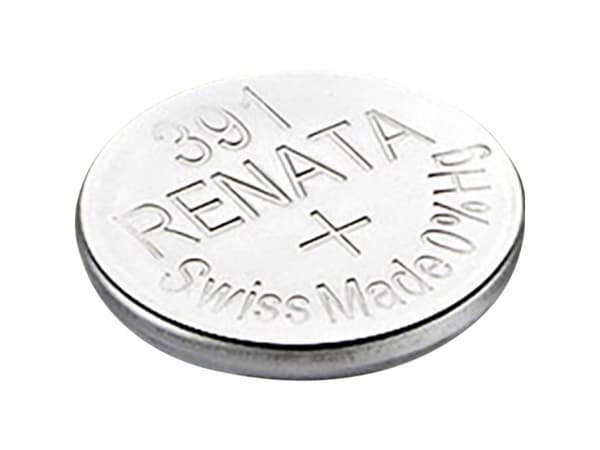 Renata Knapcellebatteri 391 1.55 V 1 stk 50 mAh Sølvoxid