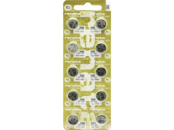 Renata Knapcellbatteri 390 10 stk 80 mAh