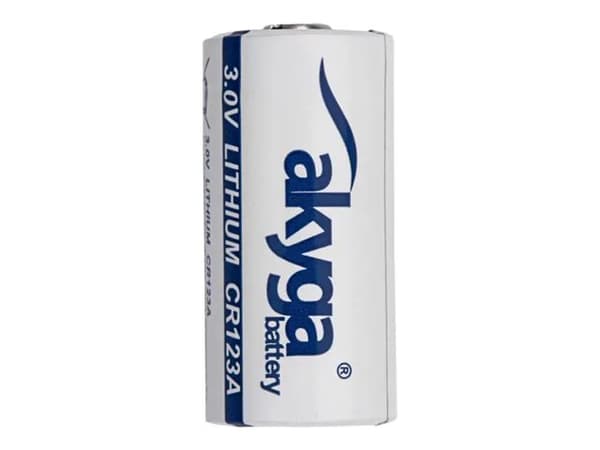 Akyga knappcellebatteri CR-123A 3 V 1 stk 1500 mAh #####Li-MnO2 CR123HT