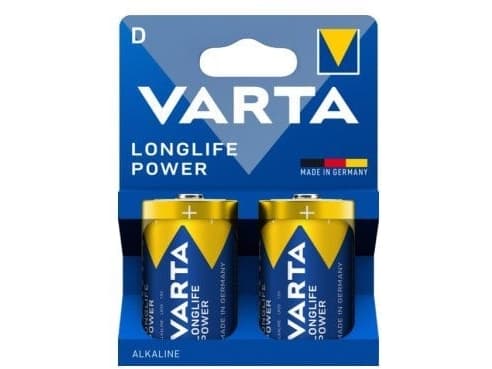Varta 04920 121 422, LR20, Alkalinsk, 1,5 V, 2 stykker, Blå, Gult, Tyskland