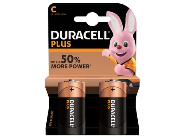 Duracell Plus - Batteri - Alkalisk