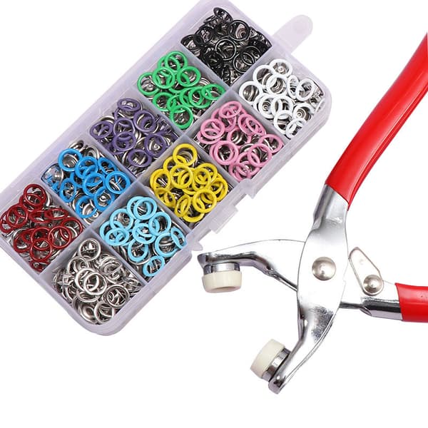 INF Tryckknappar med verktyg 100 st 9,5 mm