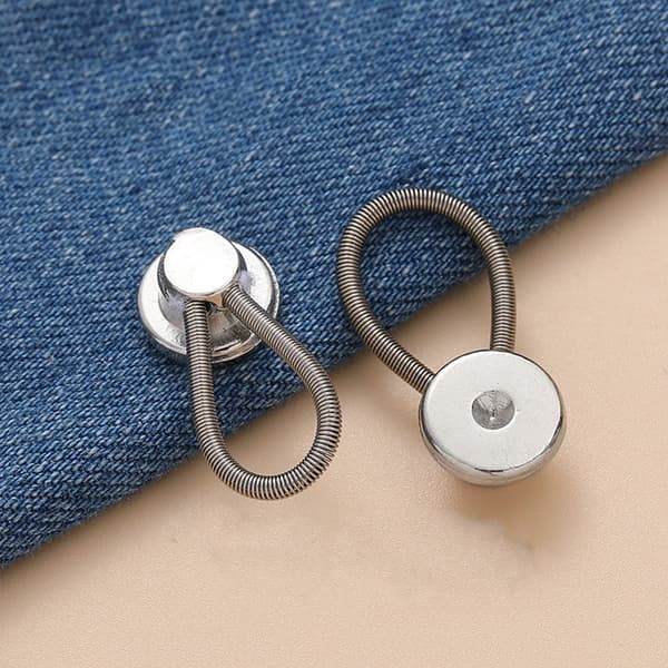 2 Pack Buttonin vyötärönpidennys farkkuihin – ei ompeluhousujen jatkopainiketta