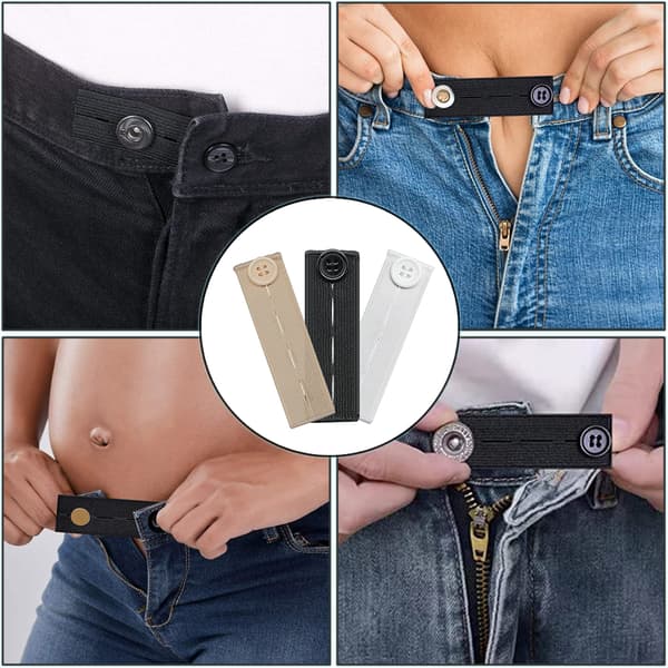 INF Elastisk Knappförlängare - 3 pack 3-pack
