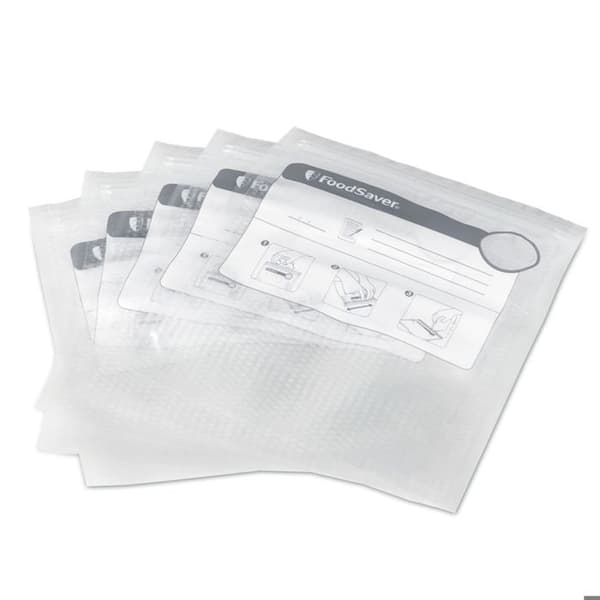 Foodsaver 26-pack påsar 0.95l med dragkedjestängning - fvb015x