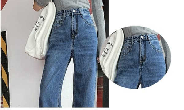 INF Knap til syning af jeans, øjeblikkelig aftagelig, ingen syning 10 pakker