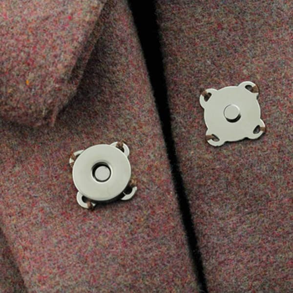 Magnetiska snäppfästen för sömnad, 18 mm (paket med 10)