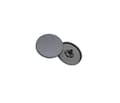 Miniatyrbillede 5 af 10: INF Sorte metalknapper til syning, 18-pak