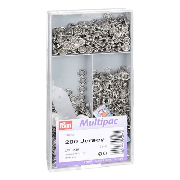 PRYM Tryckknappar Jersey 10 mm Ring Mässing
