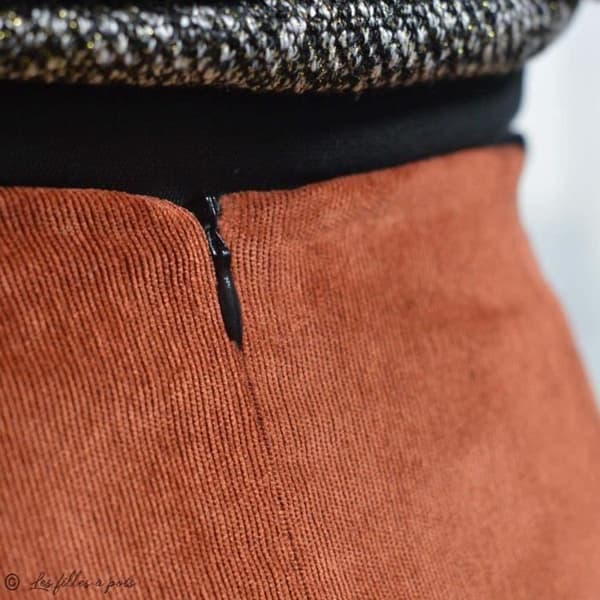 Invisible zipper ® - Oeko-Tex ® - Färg: Ecru dragkedja längd: 40cm Dragkedja längd: 40cm
