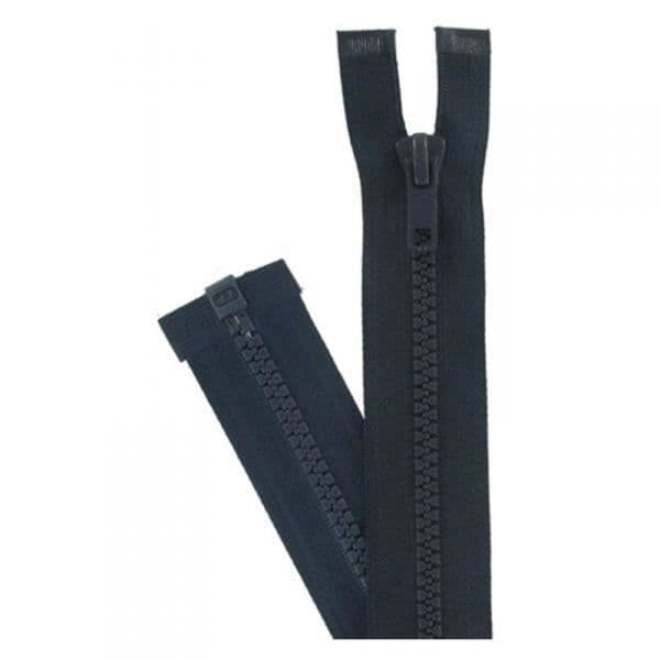 Separbar formgjuten plastdragkedja 6 mm (Z54) - 50 cm 570 Marinblå