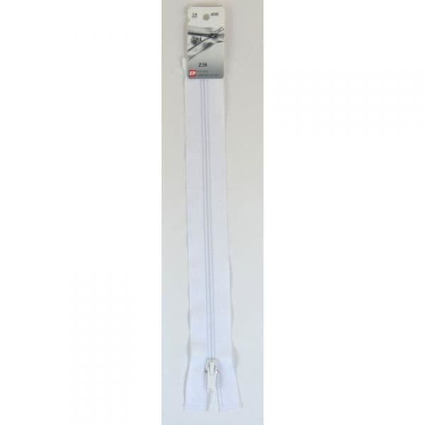 Separbar plastdragkedja 5 mm (Z58) - 25 cm 400 Vit