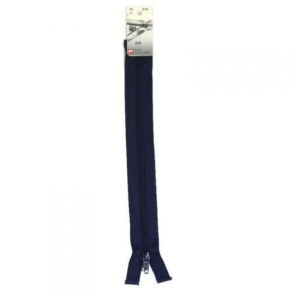 Separbar plastdragkedja 5 mm (Z58) - 35 cm 570 Marinblå