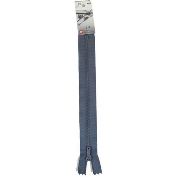 Ej separerbar metalldragkedja för byxor (Z13) - 18 cm 440 Mörkgrå