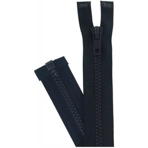 Separerbar formgjuten plastdragkedja 6 mm (Z54) - 70 cm 590 Mörk marinblå