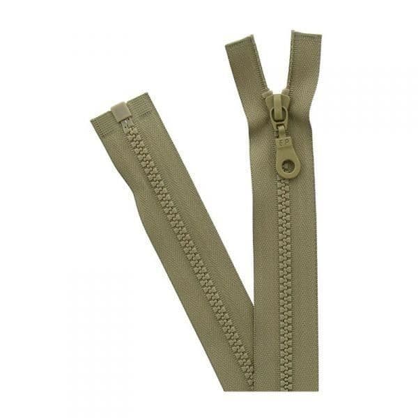 Separbar gjuten plastdragkedja 6 mm (Z54) - 50 cm 945 Mediumbeige