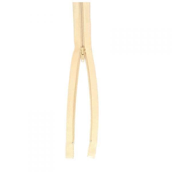 Separbar plastdragkedja 6 mm (Z52) - 70 cm 410 Off-white