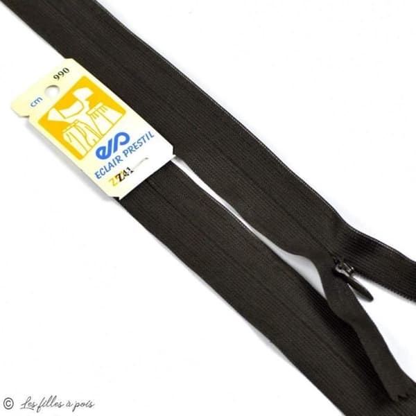 Invisible ® dragkedja - Oeko-Tex ® - Färg: Brun dragkedja längd: 22cm Blixtlåslängd: 22cm
