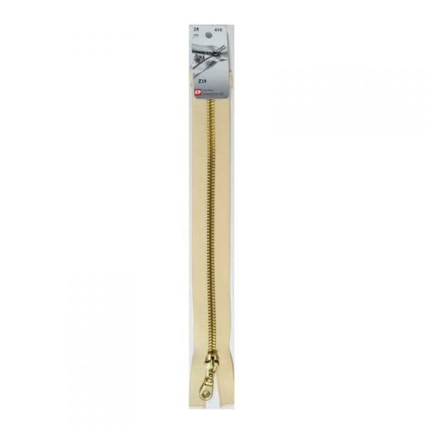 Separbar metalldragkedja (Z19) - 55 cm 410 Off-white