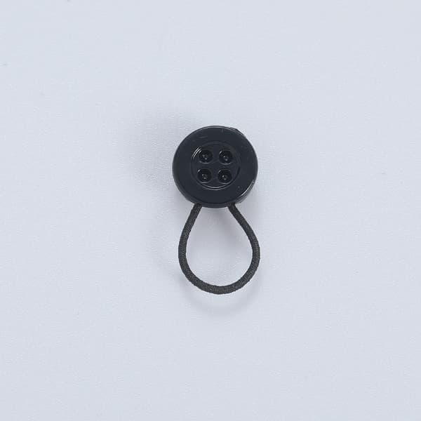 INF Justerbara midjeförlängningsknappar 10 st - 10 mm transparenta runda