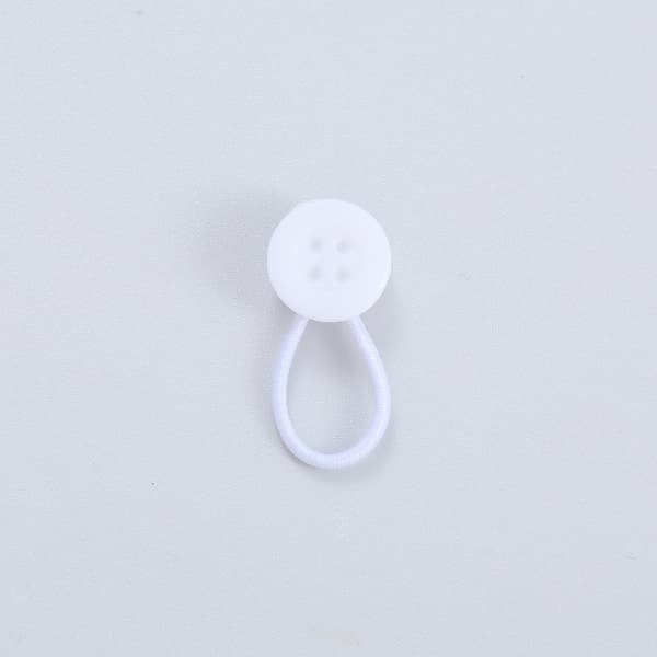 INF Justerbare midjeforlengere, 10 stk. - 10 mm klare runde knapper