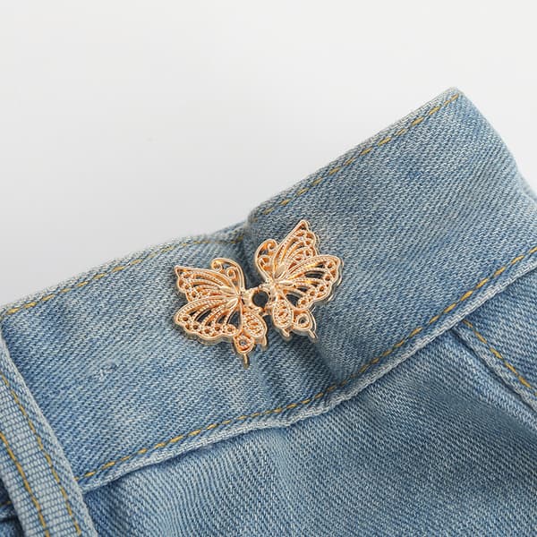 INF Rhinestone Wing Jeans Midjestrammer (5 par)