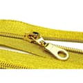 Miniatyrbild 3 av 4: Fermeture Eclair ® lurex - nylonmask - Färg: Guld längd på blixtlås: 25 cm Längd på blixtlås: 25 cm