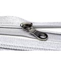 Miniatyrbild 3 av 4: Fermeture Eclair ® lurex - nylonmask - Färg: Silver längd på blixtlås: 20cm Längd på Blixtlås: 20cm